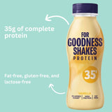 For Goodness Shakes 35g protein shake vanilla