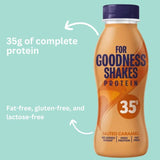 For Goodness Shakes 35g protein shake salted caramel