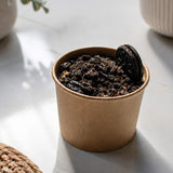 Fresh Delicious Oreo overnight oats, a popular healthy meal prep for weight loss and muscle gain by Macro Based Diet.