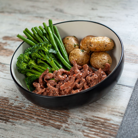 Sweet Chilli Steak Strips by Macro Based Diet
