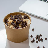 Fresh Delicious chocolate chip overnight oats, a popular healthy meal prep for weight loss and muscle gain by Macro Based Diet.
