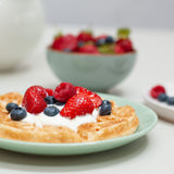 Protein waffles – healthy meal prep for weight loss and muscle gain by Macro Based Diet.