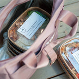 Macro Based Diet meal prep containers packed in a meal prep bag ready for delivery